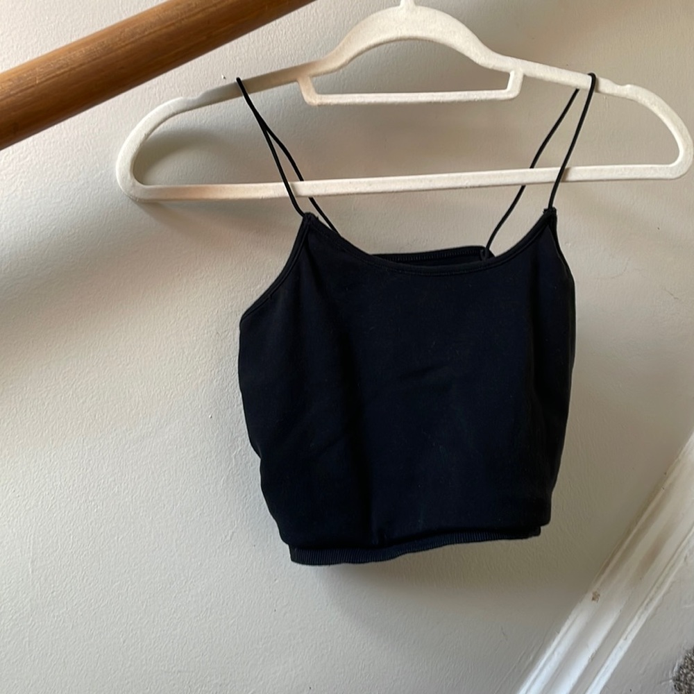 Black Crop Tank